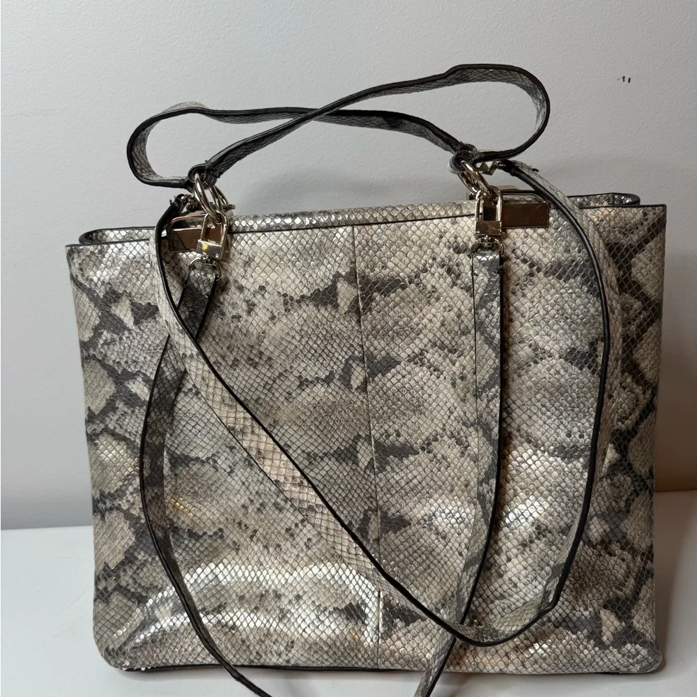 Trina Turk - Snakeskin Patterned Handbag - Picture 2 of 4